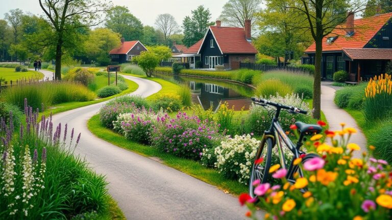 Fietsen en wandelen in nederland: natuur, cultuur en lekkernijen