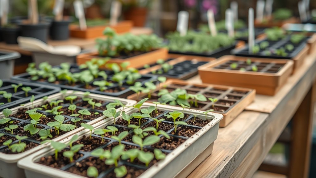 Zaaitrays en kweekbakken: de beste keuzes voor jouw tuin