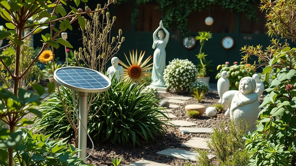 Stijlvolle manieren om zonne-energie in je tuin te gebruiken